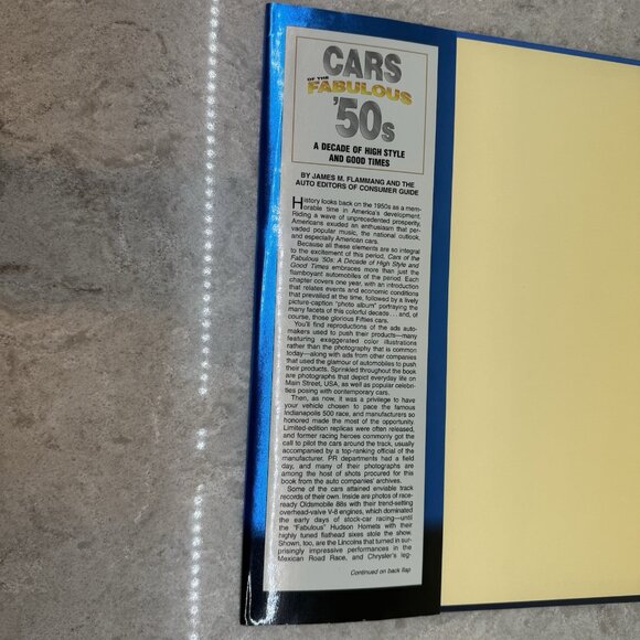 Cars of the Fabulous 50’s Hardcover First Edition book w sleeve. Like New! - Picture 8 of 9